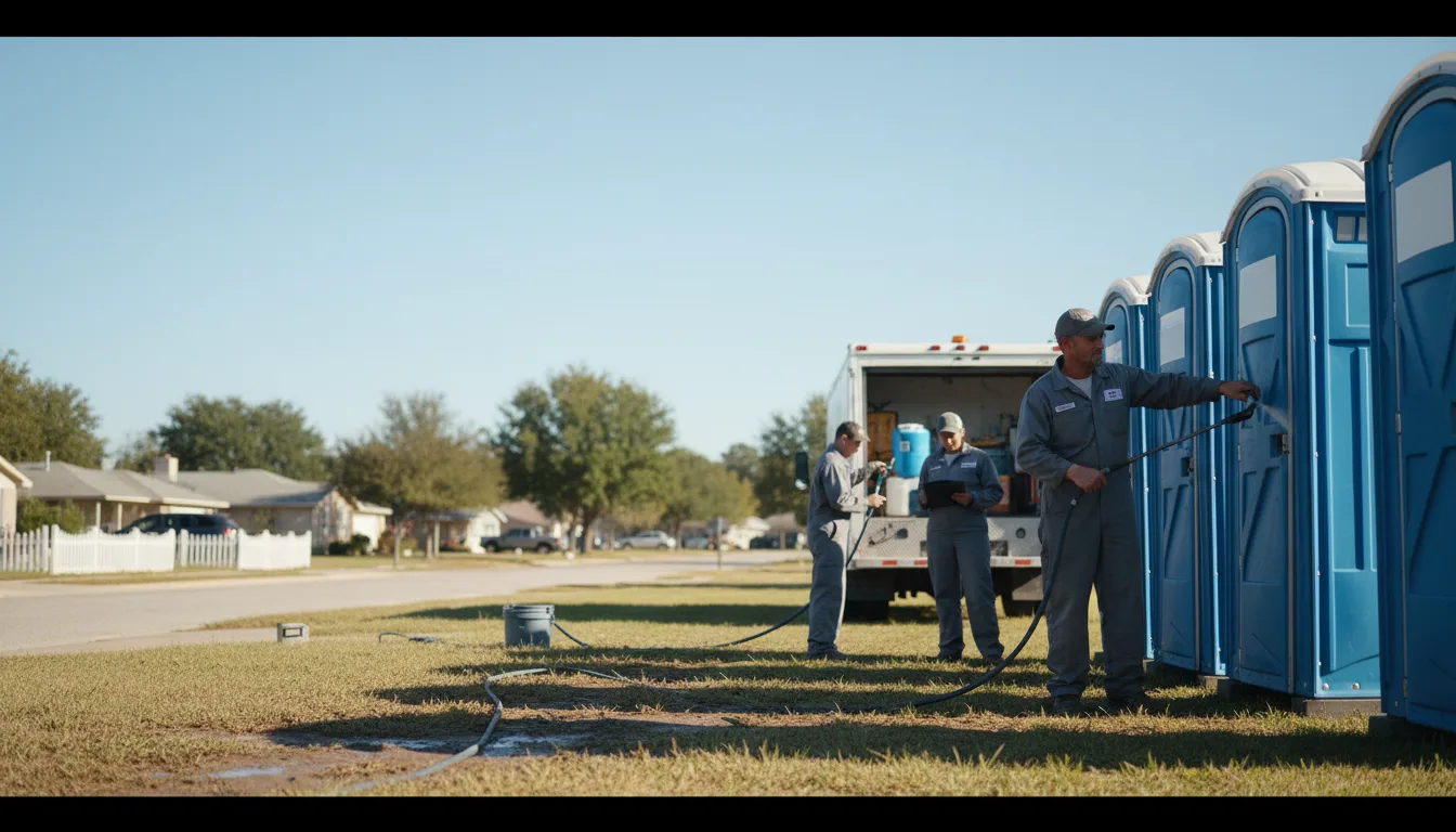 Long-Term Portable Toilet Rental in Village Mills, TX near me